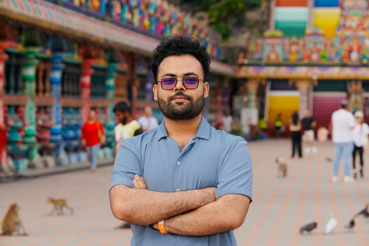 Nahid Jahan Bhuiyan at Batu Caves, Malaysia