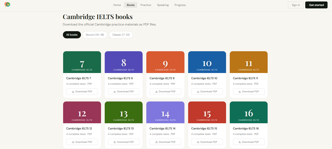 IELTS Mock Books Library