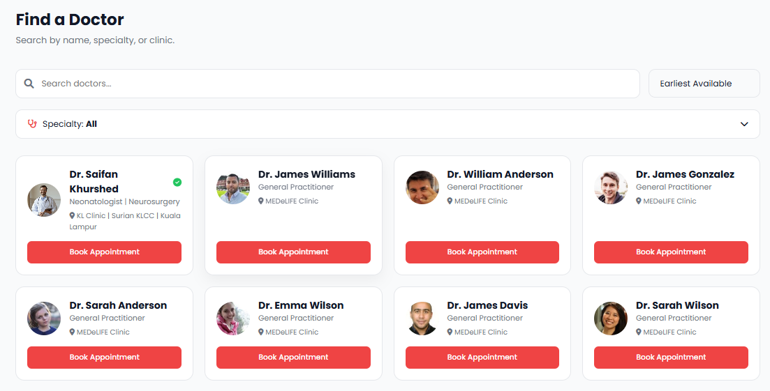 MEDeLIFE Doctor Directory
