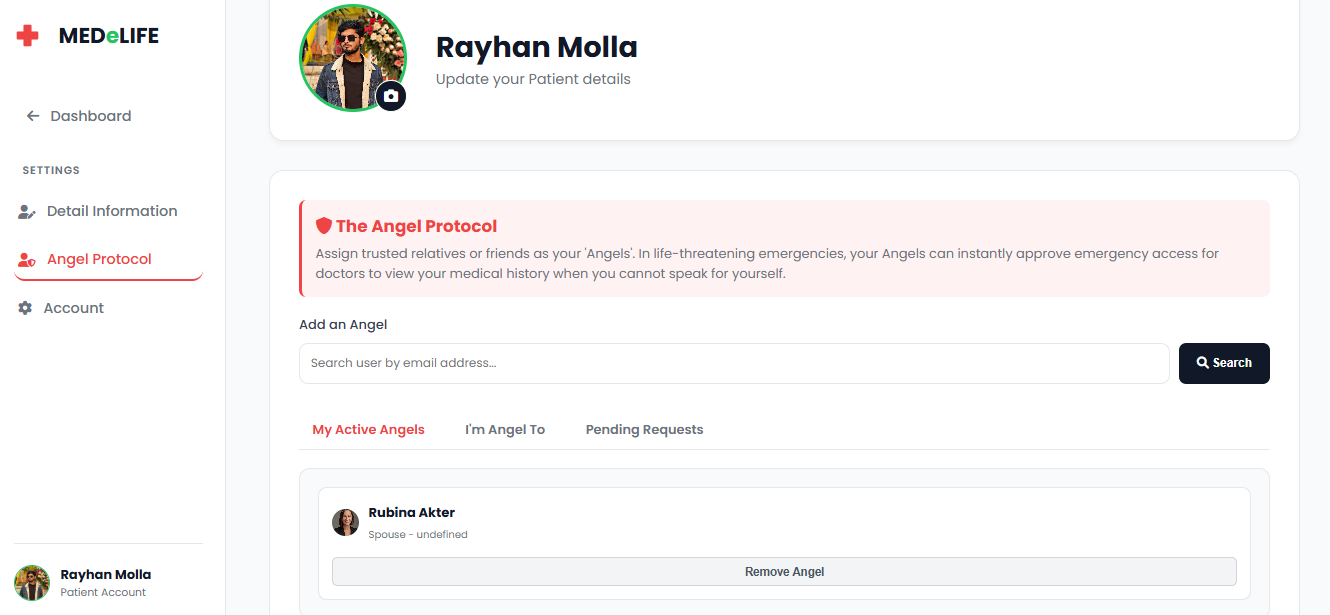 MEDeLIFE Angel Protocol